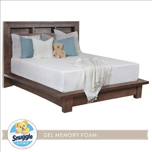 Snuggle Home 12 Inch Deluxe Gel Memory Foam Mattress TWIN XL