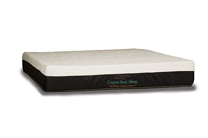 Firm Full Memory Foam Mattress, CopperRest Sleep 9