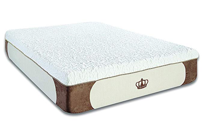 DynastyMattress New Cool Breeze 12-Inch HD Gel Memory Foam Mattress for Adjustable Beds (King)