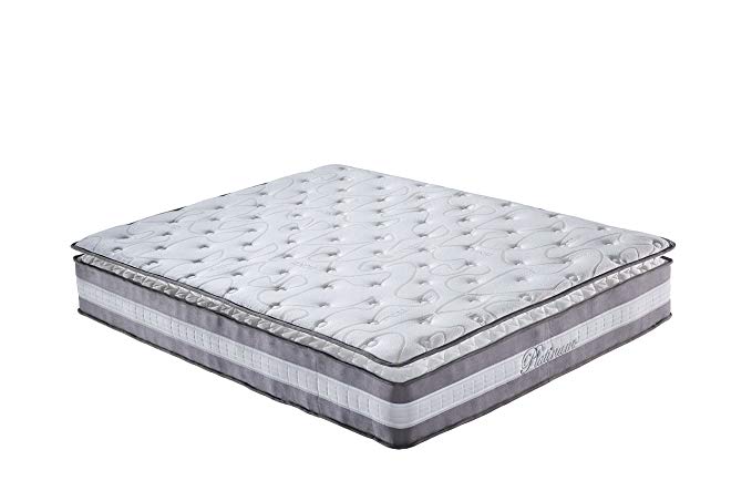 Swiss Ortho Sleep High Density 13-inch Hybrid Memory Foam and Innerspring Mattress with Plush Pillow Top (Queen)