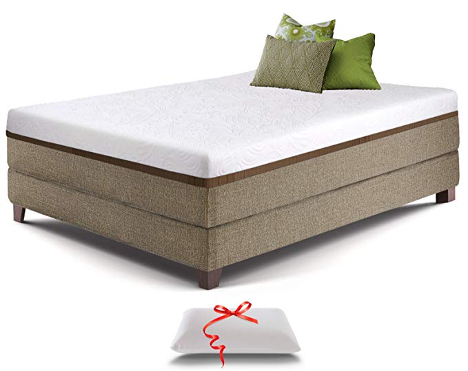 Live & Sleep Ultra Full Mattress - Full Gel Memory Foam Mattress - 12-inch Full Size Bed in a Box - Medium Firm - Luxury Form Pillow - Certipur Certified - 20-Year Warranty - Full