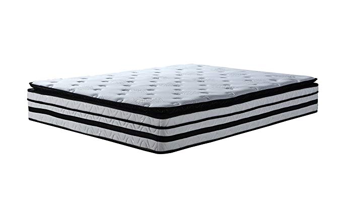 Swiss Ortho Sleep 13 inch Hybrid Innerspring and Memory Foam Mattress with Pillow Top (Full)