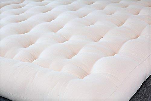 White Lotus Home Green Cotton and Wool Boulder Dreamton Mattress, Twin/7