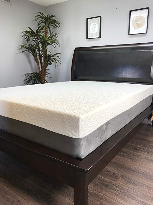 The Original Foam Factory - 12in Gel Infused Memory Foam Mattress - 100% Made in USA - 20 Year Warranty - CertiPur Foam - Chiropractic Endorsed (RV Camper King)