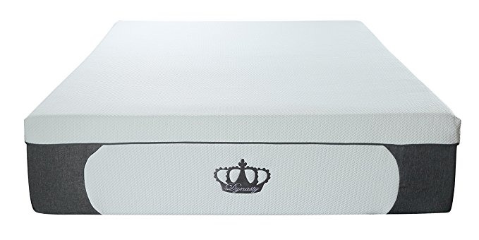 DynastyMattress New! 14.5-Inch CoolBreeze Plush Gel Memory Foam Mattress w/Free Pillow (Twin XL)