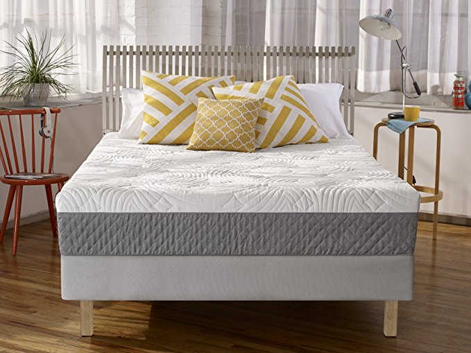 Sleep Innovations Shea 10-inch Memory Foam Mattress with Quilted Cover, Made in The USA with a 20-Year Warranty - Twin Size