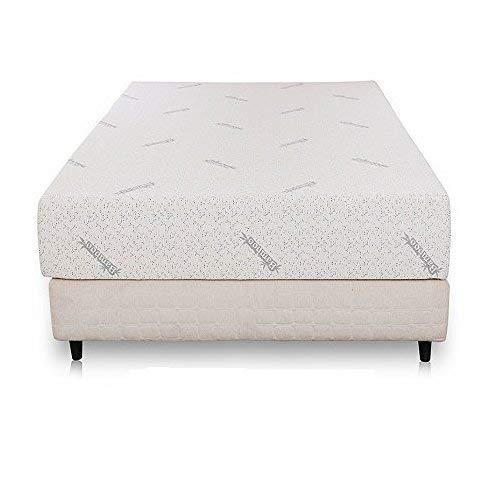 Comfort & Relax Memory Foam Mattress with Gel-infused AirCell Tech, Bamboo Fabric Cover, 10