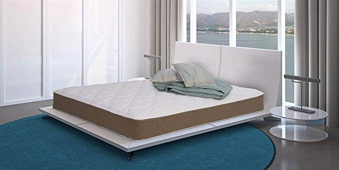 Wolf Lifetone Firm 288 high profile innerspring Mattress, filled with foam and Wolf's cotton blend,Twin, Bed in a Box, Made in the USA