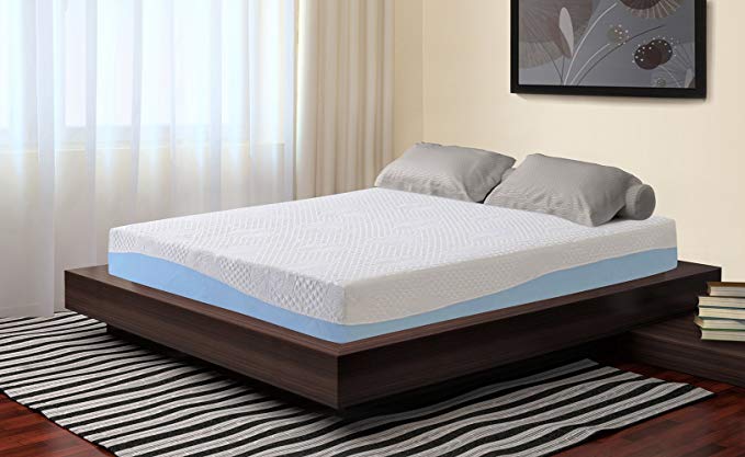 Sleeplace SVC10FM01F Aquarius Memory Foam Mattress, Full