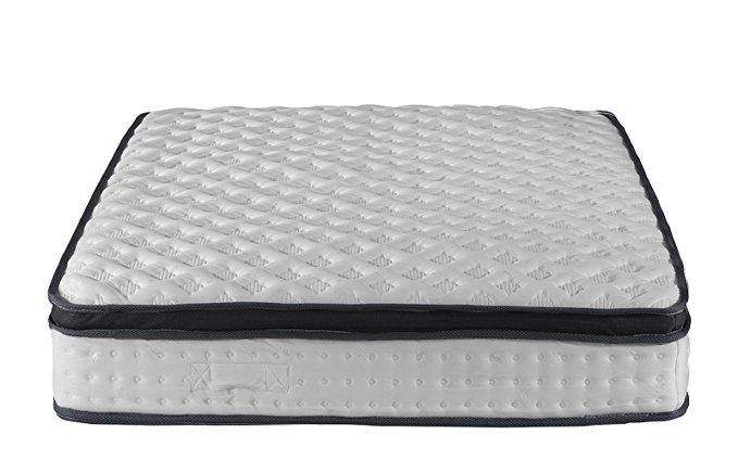 Swiss Ortho Sleep High Density 13-inch Hybrid Memory Foam and Spring Mattress with Plush Pillow Top (Queen)