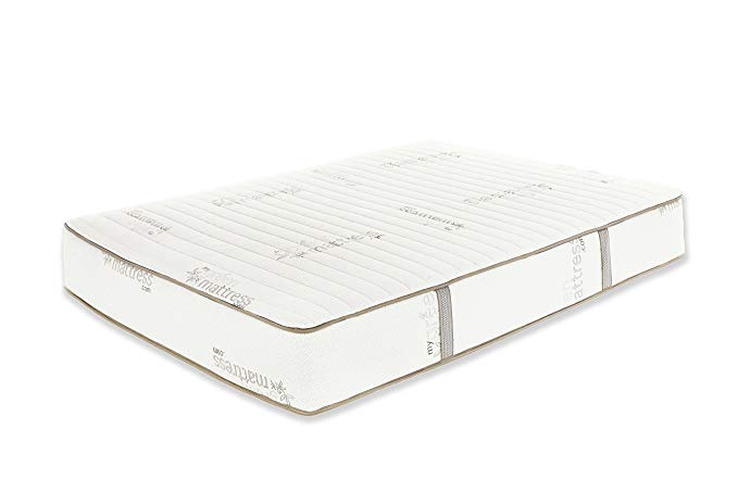 My Green Mattress Natural Escape - GOTS Organic Cotton, Natural Eco-Wool and GOLS Certified Organic Latex - Medium Firm Mattress (Full) Made in the USA