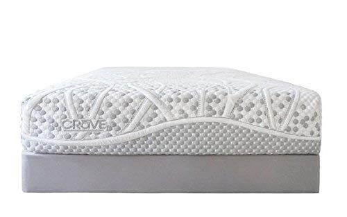 Crave Ultra Plush Hybrid Mattress | Memory Foam & Innerspring Designed for Comfort (California King) - Made in the USA, Premium Quality Mattress