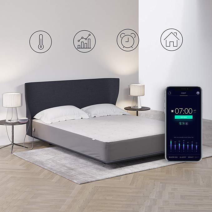 Eight Sleep Jupiter+ Smart Mattress, King Memory Foam Mattress with Sleep Tracker Mattress Topper for Temperature Control and Alexa Integration, 4-Layer Medium Firmness Design, 10 Inch