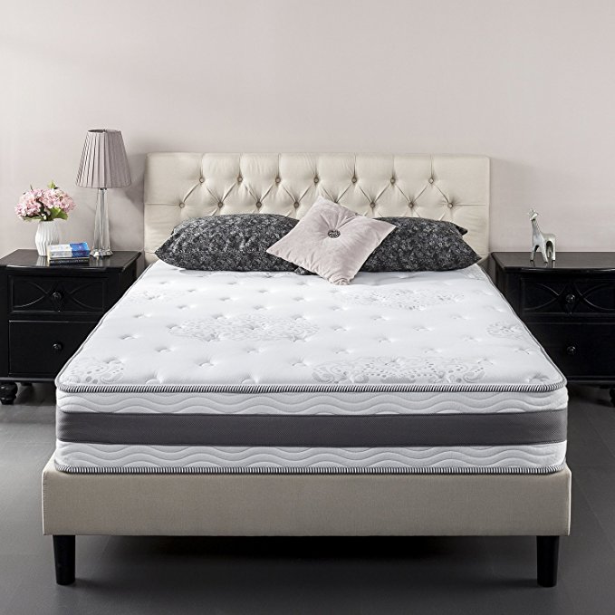 Zinus 10 Inch Gel-Infused Memory Foam Hybrid Mattress, Twin